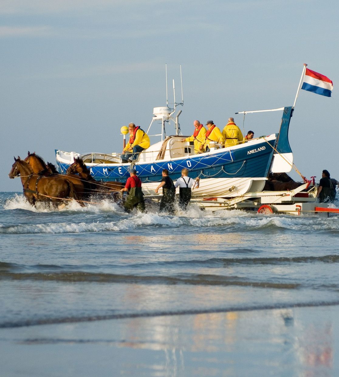 Demonstratie paardenreddingboot - VVV Ameland - Wadden.nl