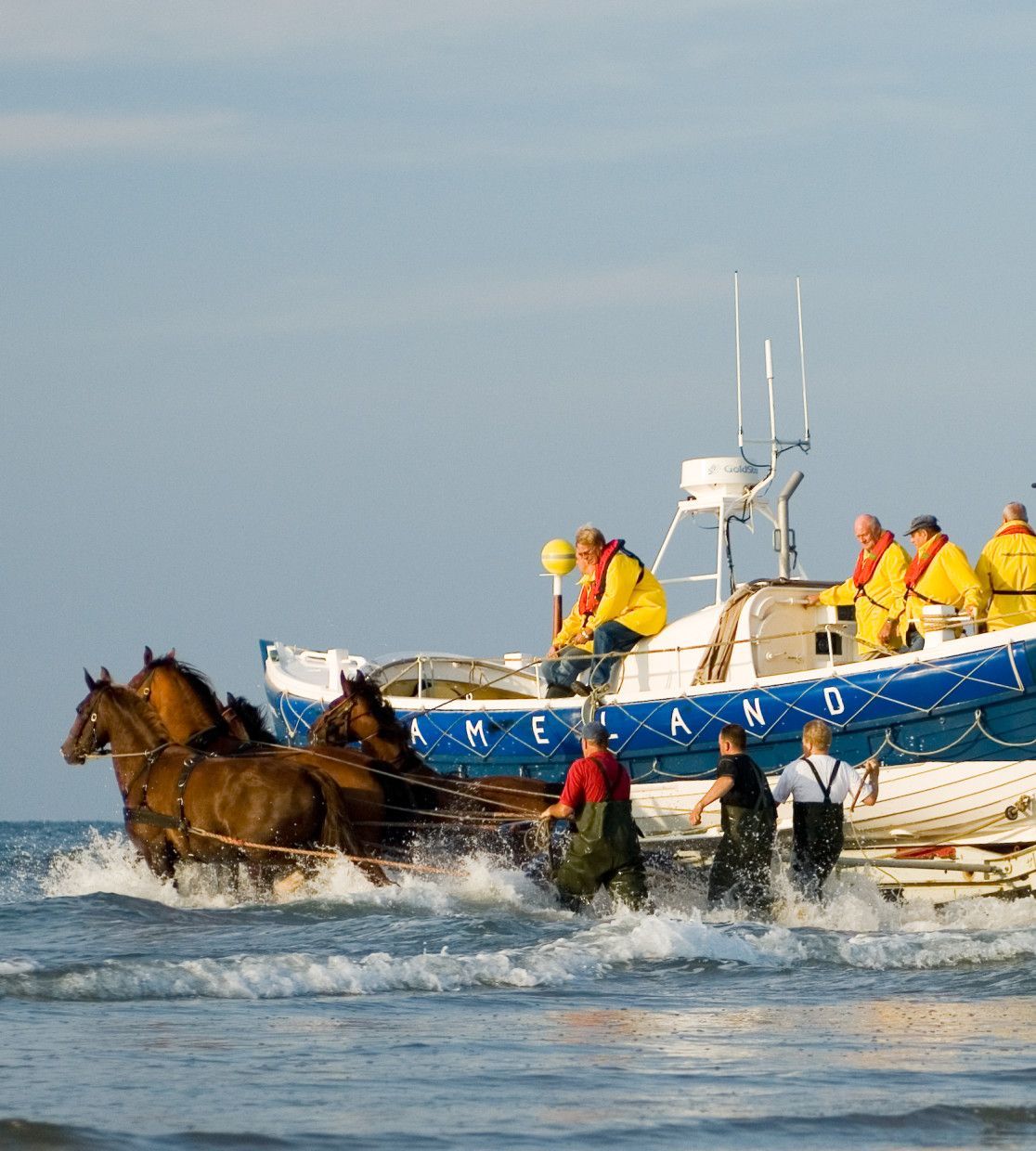 Demonstratie paardenreddingboot - VVV Ameland - Wadden.nl