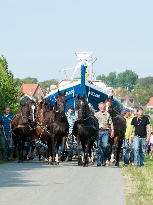 Demonstratie paardenreddingboot - Wadden.nl - VVV Ameland