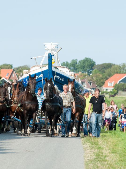 Demonstratie paardenreddingboot - VVV Ameland - Wadden.nl